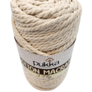 3 Ply Cotton Macrame cord Pukka Yarn