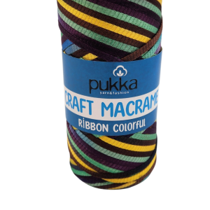 Ribbon Macrame Colorful decorative yarn Pukka Yarn