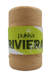 Riviera Raffia natural yarn Pukka Yarn Turkey