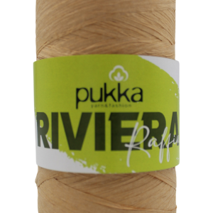 Riviera Raffia natural yarn Pukka Yarn Turkey